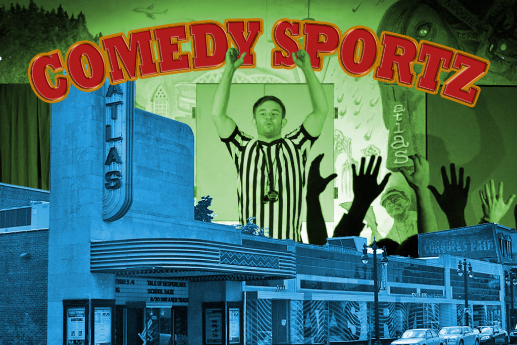atlas theatre seattle improv comedy sportz show