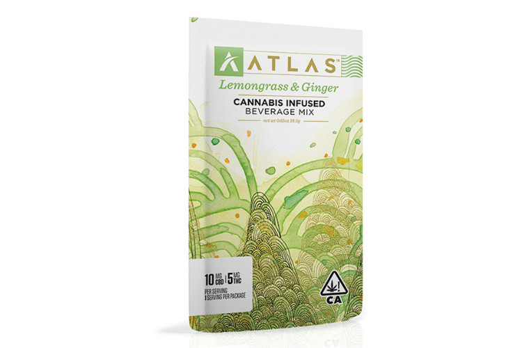 high cbd edibles Atlas 2:1 Lemongrass & Ginger Beverage Mix