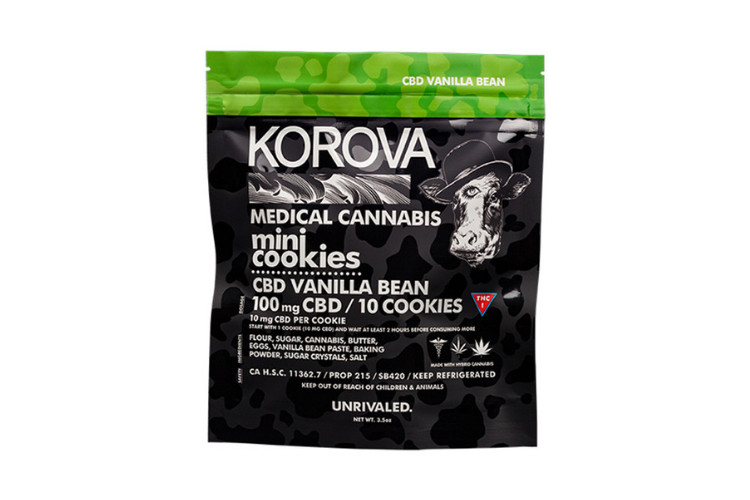 Korova CBD Vanilla Bean Mini Cookies