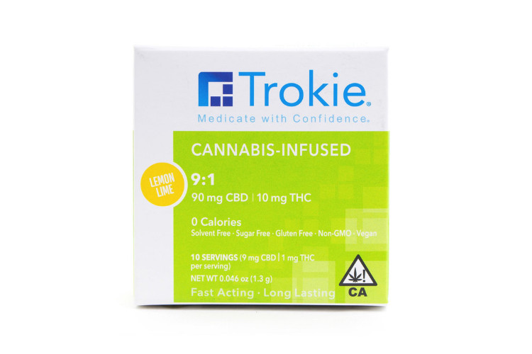 Trokie Lemon-Lime Lozenge Bar