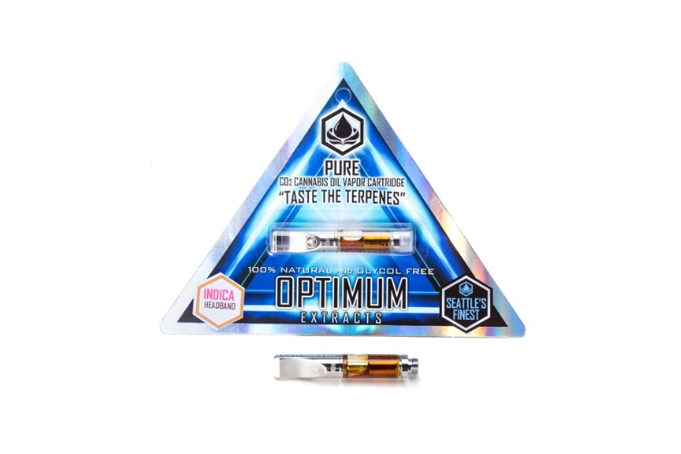 Cannabis Cartridges Optimum Extracts: 1:1 Ringo’s Gift Distillate .5g